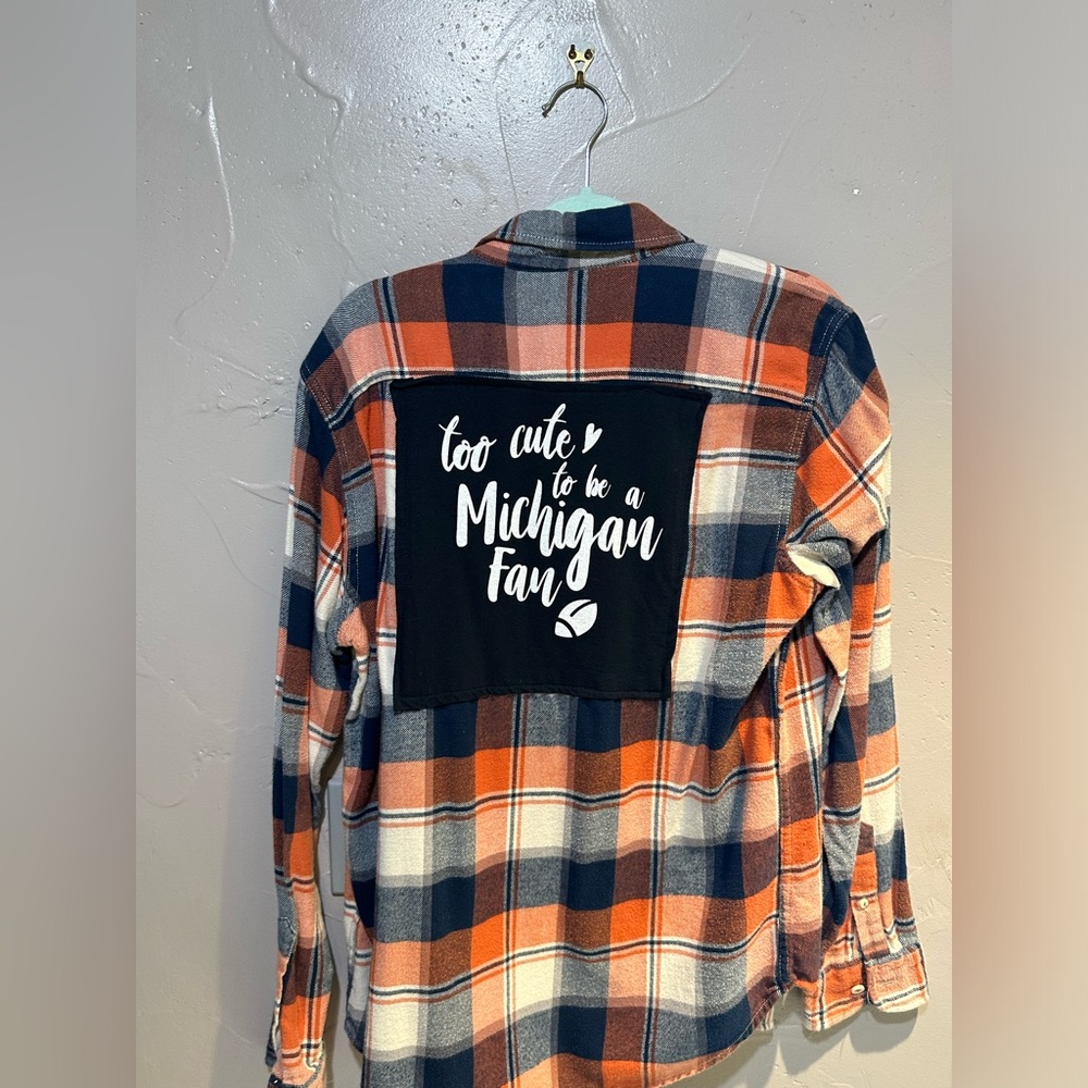 Rad Olive Ohio State/Michigan Flannel Medium
